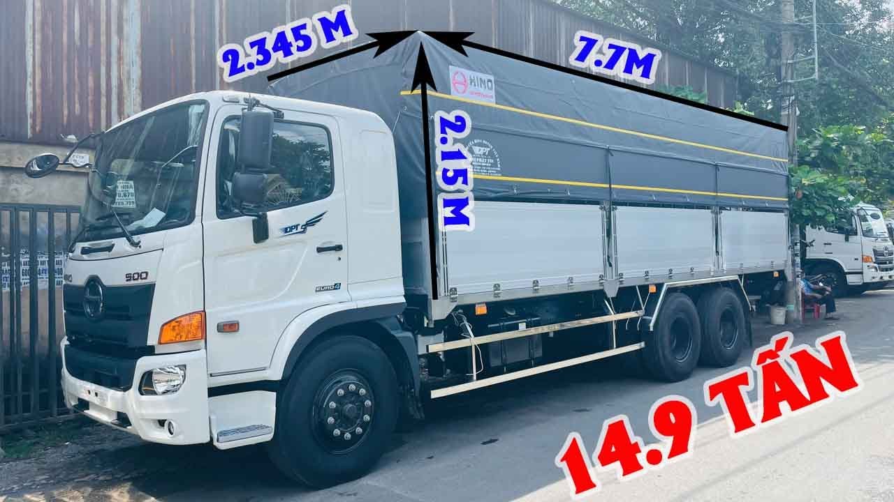 Đánh Giá Xe Tải Hino 15 Tấn FL Mui Bạt Nhôm Thùng Dài... - youtube