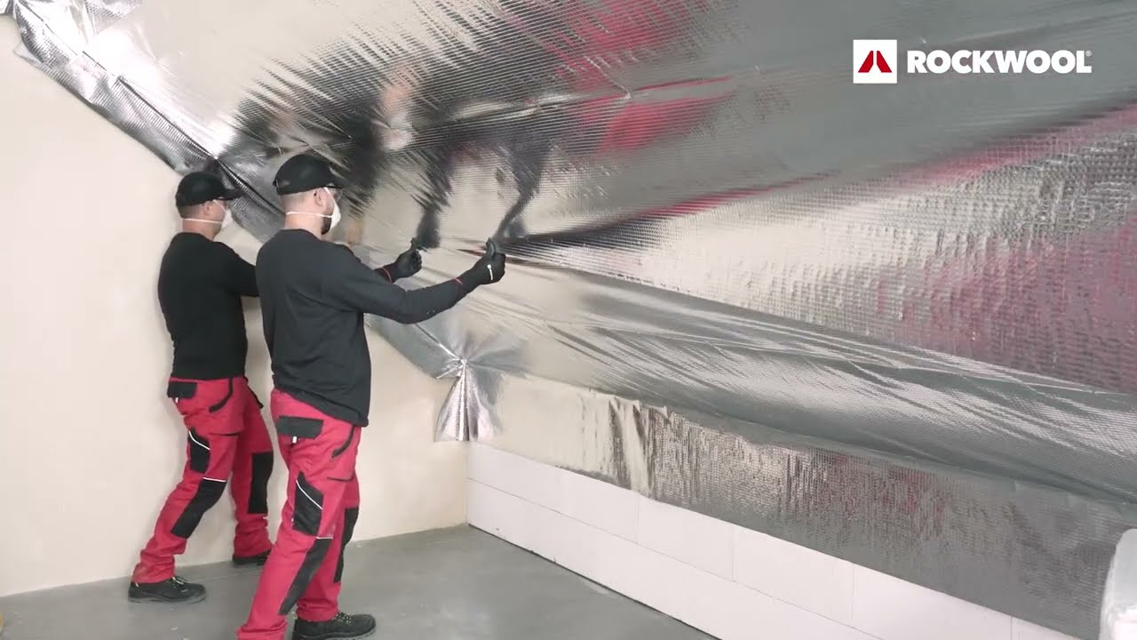 4. krok: Zateplení šikmé střechy - Montáž parozábrany