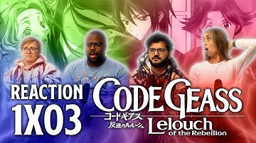 Code Geass - 1x3 The False Classmate - Group Reaction
