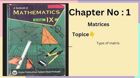 Type of matrices