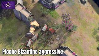Picche Bizantine aggressive – Age of Empires 4 Gameplay