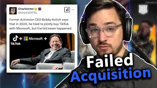 Microsofts Activision Takeover Sparked By Both Companies Failing To Buy Tiktok..