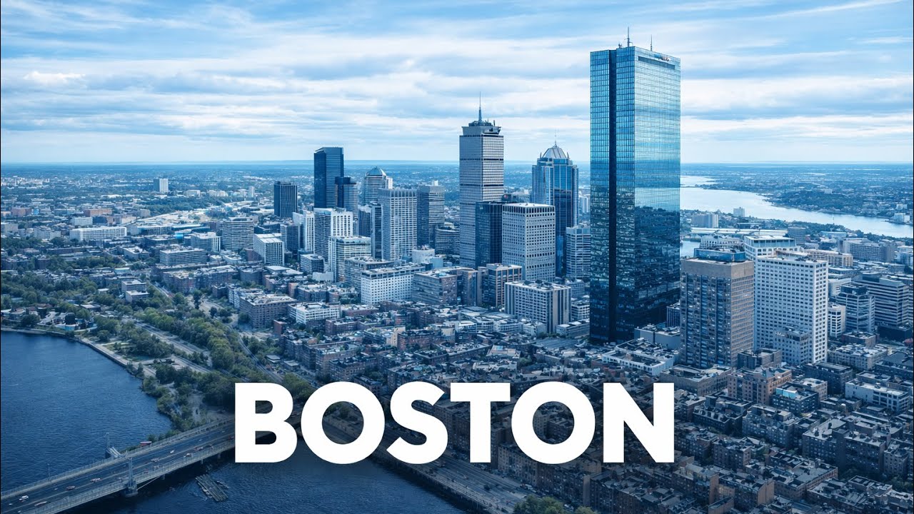 Flying Over Boston | 4K Aerial Tour