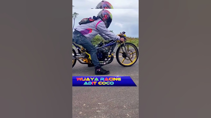 WIJAYA RACING || ADIT COCO SETTING NINJA FFA SUARANYA GAHAR‼️