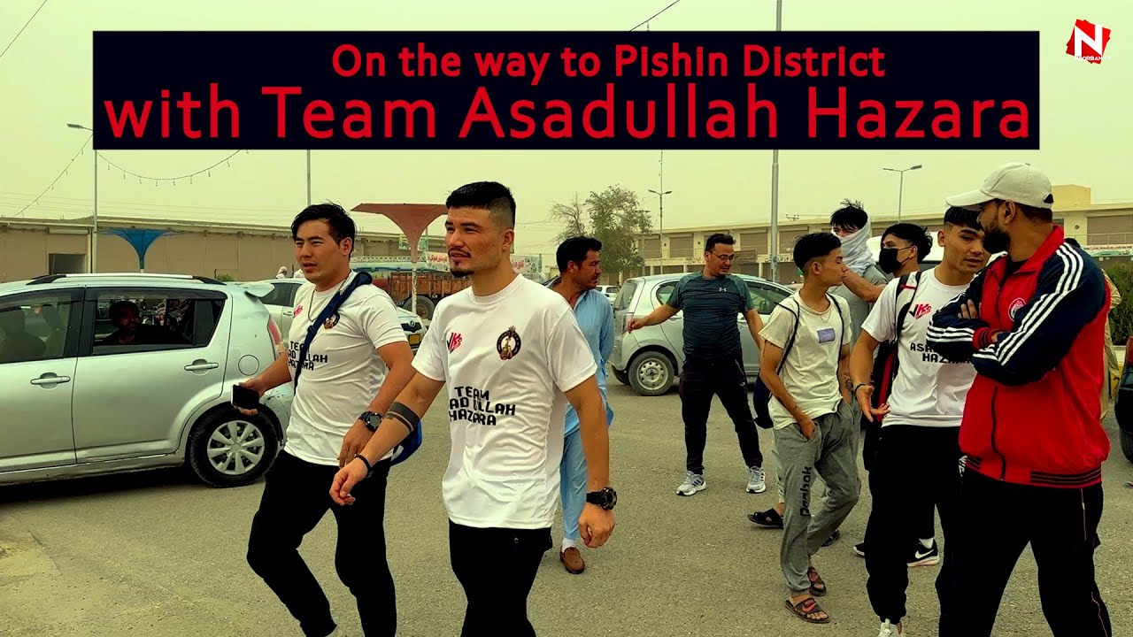 On the way to Pishin District with Team Asadullah Hazara 14-08-2023