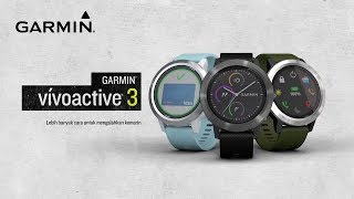 Jual Garmin Vivo Active 3 Black With Stainless Original Garansi Resmi 2
