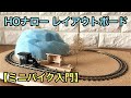 原点回帰 A3サイズ R100 のHOナローレイアウトボード ミニパイク入門 原点回帰 A3サイズ R100 のHOナローレイアウトボード ミニパイク入門