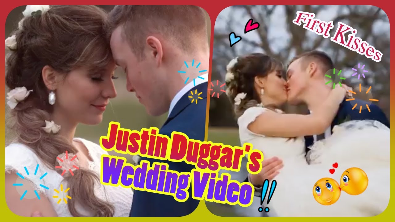 DUGGAR WEDDING!!! Justin Duggar's Wedding Video, Has First Kiss With