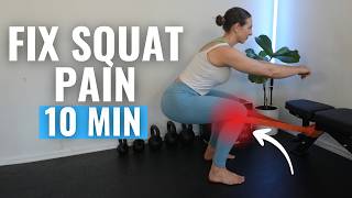 Fix Knee Pain When Squatting in 10 Minutes (Follow Along Routine)