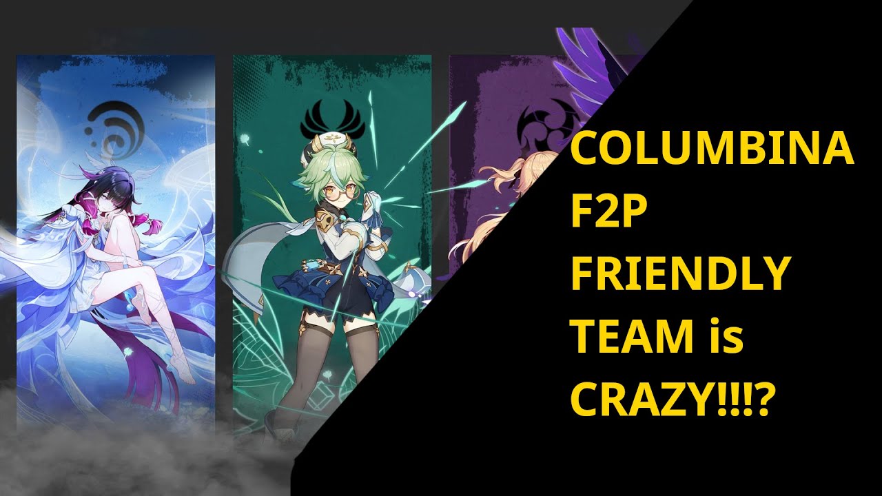 Columbina Recommended Teams in UNDER 3 Minutes | F2P Friendly | Genshin Impact