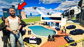 Franklin House Raided By Police In Indian Bike Driving 3D | GTA 5 screenshot 2