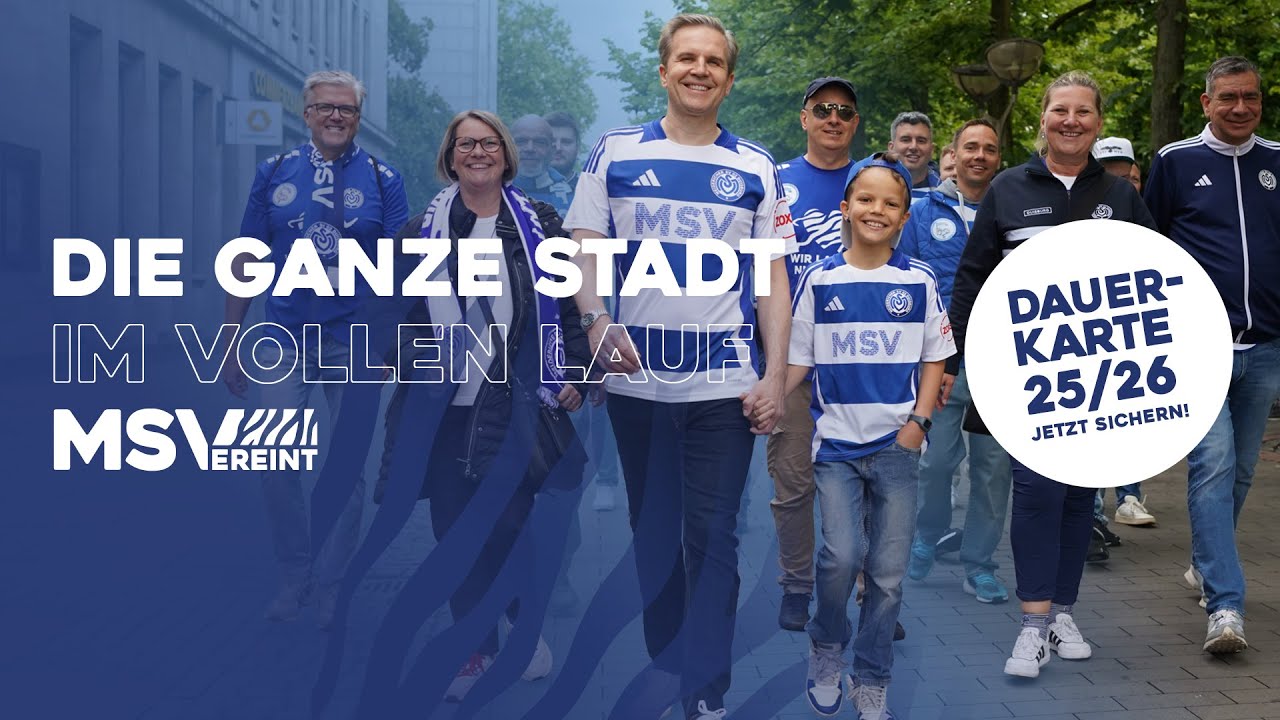 Ganz Duisburg in vollem Lauf | #MSVereint | ZebraTV | 29.05.2025