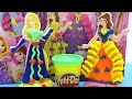 Play-Doh Plus Design A Dress Ballroom Disney Princess Play Doh Rapunzel, Ariel, Cinderella and Belle