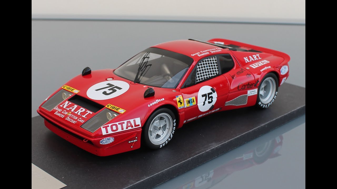 1:18 FERRARI 365 GT4 BB Competizione #75 24 heures du Mans 1977