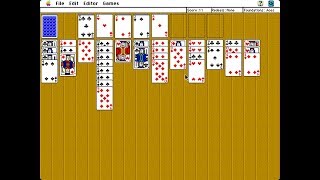 Apple Macintosh Longplay - King of Solitaire - Blockade screenshot 3