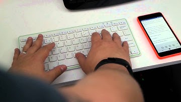Using a Bluetooth keyboard with Windows Phone 8.1 Update 2