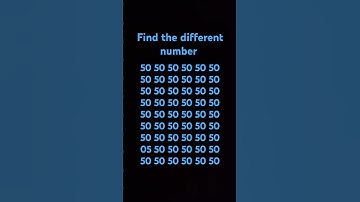 find the different number puzzle game challenge #shorts #trending #youtubeshorts #ytshorts #quiz