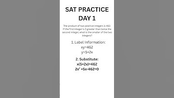 SAT Math Practice Day 1 – Master Quadratic Equations Fast!