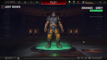 Quake Champions. Opening 5 common loot boxes