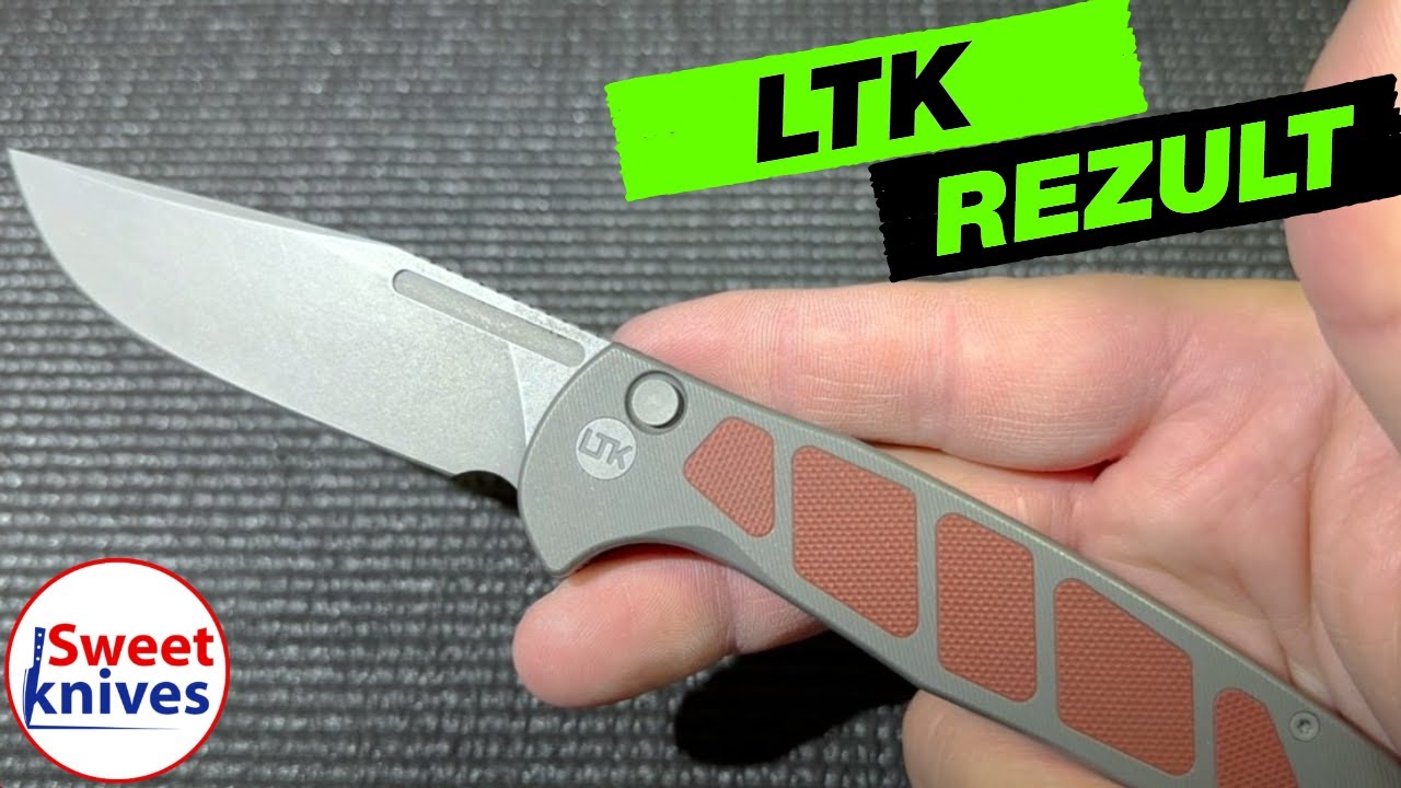 LuvThemKnives Rezult Button Lock, Finger Flicker & Flipper Pocket