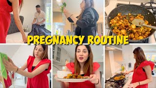 My Pregnancy Routine ? Household Chores With Husband, Cooking, Work and House Updates