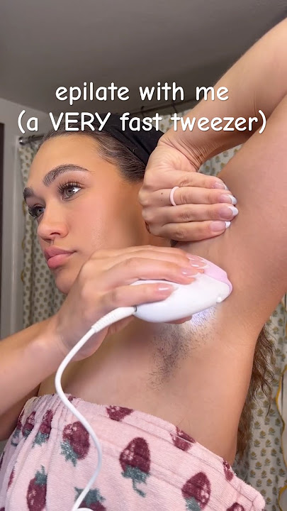 Why i stopped shaving my armpits | epilate with me