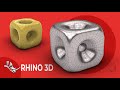 Complex Cube Design in Rhino 3D