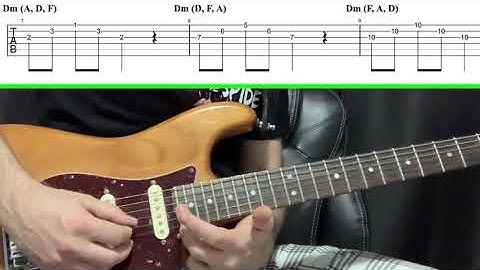 Introduction to Arpeggios 2- Minor Shapes On The High E, B, G Strings