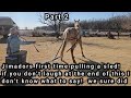 Jimadors pulling the sled...with terrel riding and without!  LOL Part 2  ourlittletexasranch