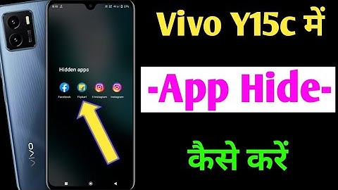 Vivo y15c app hide setting / how to hide apps in Vivo y15c / Vivo y15 c me app hide kaise kare