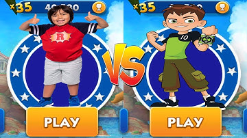 Defeating Bosses in Tag with Ryan vs Ben 10: Up to Speed with Combo Panda and All Costumes