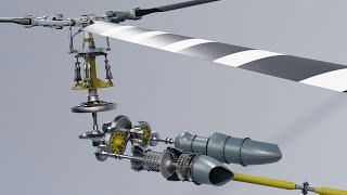 Single Main Rotor Helicopter Animation