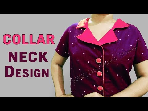 Coat Style Collar Design | Kurti Collar Neck Designs