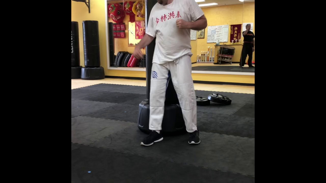 Side kick, punch combo, back kick YouTube