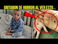 Cuando la PAREJA comenzó a bañar al NIÑO adoptado, VIERON ESTO en su palma y GRITARON de HORROR...