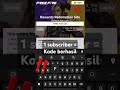 kode redeem freefire terbaru 2025 #ff #koderedeem #shorts