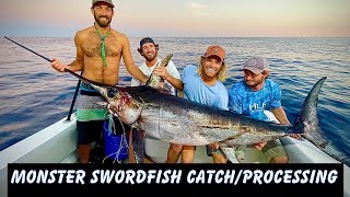 Monster Swordfish Adventure - How to Catch Swordfish / Deep dropping / Deermeatfordinner