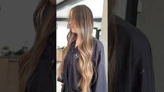Color correction Long layers haircut