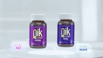 Qik Hair - Hỗ trợ thúc đẩy tế bào mầm tóc, giúp tóc mọc nhanh chắc khỏe | ECO Pharma