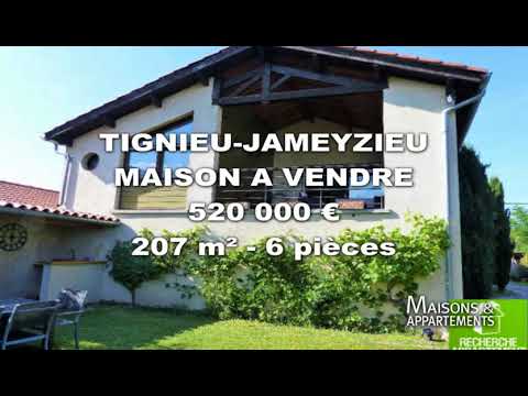 TIGNIEU-JAMEYZIEU - MAISON A VENDRE - 520 000 € - 207 m² - 6 pièces