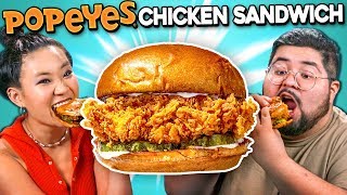 Adults React To NEW Popeyes Chicken Sandwich