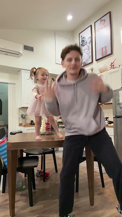 Download lagu I think I found a new dance partner😊#fyp #trend #daddydaughter #dance #firsttimedad #babygirl #funny