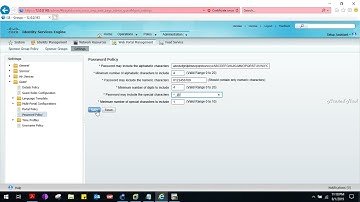 how to configure cisco ise   configuring user password policies on cisco ise