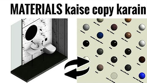 Revit Architecture | Copy Materials From One Project To Another [Hindi/Urdu]