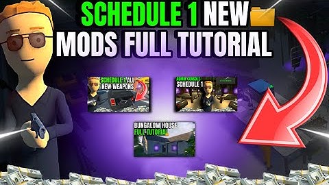 How to Install & Use All New Mods in Schedule 1 (Full Tutorial)