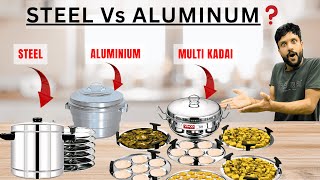 Steel vs Aluminium vs Multi Kadai – Which Idli Maker is Best in 2025?