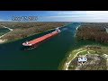 Northern Michigan From Above: Spring Freighters