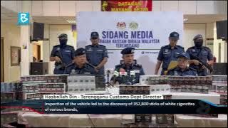 Smuggled Cigarettes Seized: Terengganu customs foils RM320,000 illegal distribution