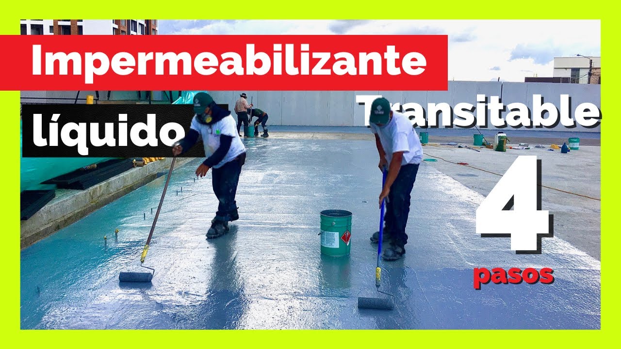 💥Impermeabilizante para terrazas TRANSITABLES  Poliuretano líquido VULKEM  procedimiento Paso a Paso 