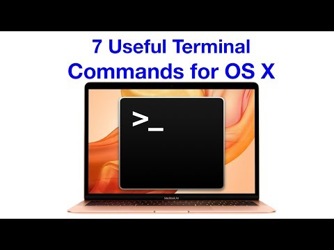 Seven Useful Terminal Commands for OS X and macOS!